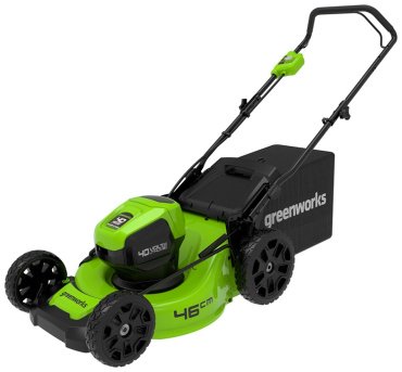 Газонокосилка Greenworks колесная GD40LM46HP (2514407) без аккумулятора и ЗУ