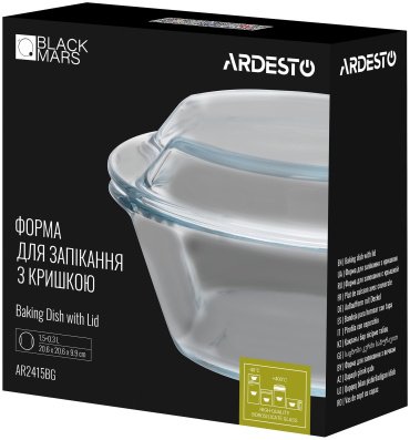 Ardesto форма AR2415BG, стекло купить,NaN