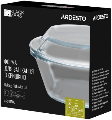 Ardesto форма AR2415BG, стекло купить,NaN