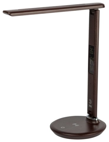 Настольная лампа ЭРА NLED-505-10W-BR LED, 10 Вт, металл, пластик