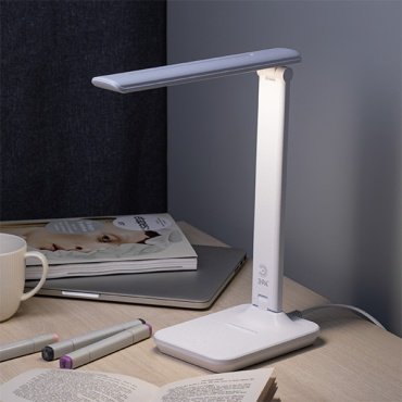 Настольная лампа ЭРА NLED-500-10W-W LED, 10 Вт, пластик, металл купить,NaN