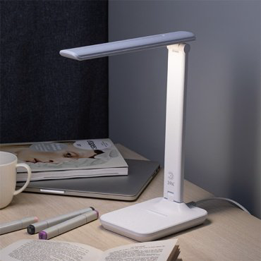 Настольная лампа ЭРА NLED-500-10W-W LED, 10 Вт, пластик, металл купить,NaN