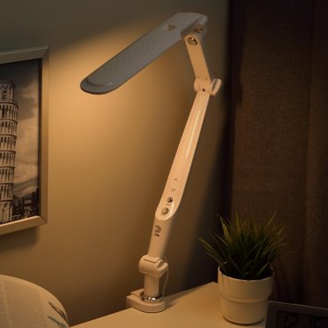 Настольная лампа ЭРА NLED-496-12W-W LED, 12 Вт, металл, пластик купить,0