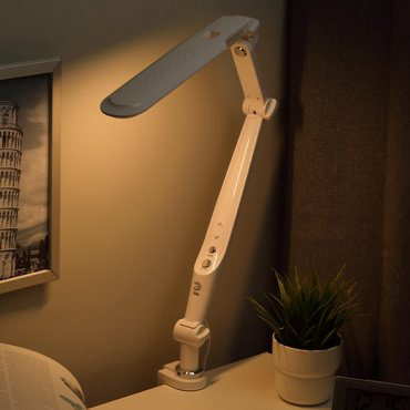 Настольная лампа ЭРА NLED-496-12W-W LED, 12 Вт, металл, пластик купить,NaN