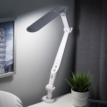 Настольная лампа ЭРА NLED-496-12W-W LED, 12 Вт, металл, пластик купить,0