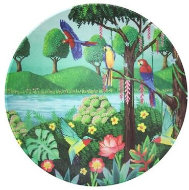Tommy Lise тарелка Bird Paradise 701210 17.8 см 1 шт, бамбуковое волокно купить,NaN