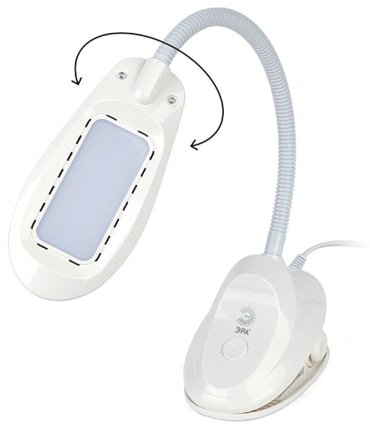 Настольная лампа ЭРА NLED-478-8W-W LED, 8 Вт, пластик купить,0