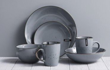 Ardesto тарелка Bagheria AR2926GREY 26 см 1 шт, керамика купить,0