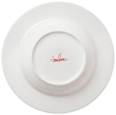 Home Queen тарелка Белый Лотос 21.7 см 1 шт, костяной фарфор купить,0