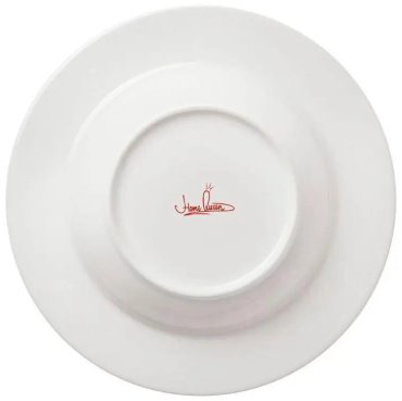 Home Queen тарелка Белый Лотос 21.7 см 1 шт, костяной фарфор купить,NaN