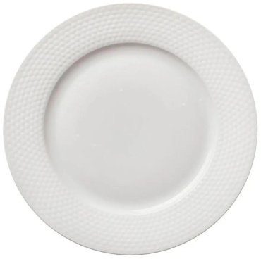 Home Queen тарелка Белый Лотос 77087 26.8 см 1 шт, костяной фарфор купить,NaN