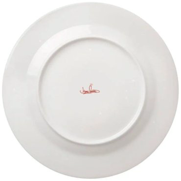 Home Queen тарелка Белый Лотос 77087 26.8 см 1 шт, костяной фарфор купить,NaN