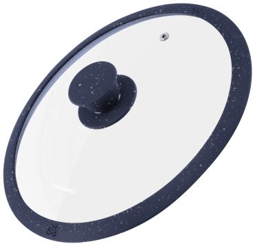 MAUNFELD крышка TRINITY MGL26SMBK 26 см, силикон, стекло купить,0