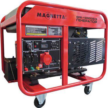 Электростанция бензиновая Magnetta GFE12000E3 купить,NaN