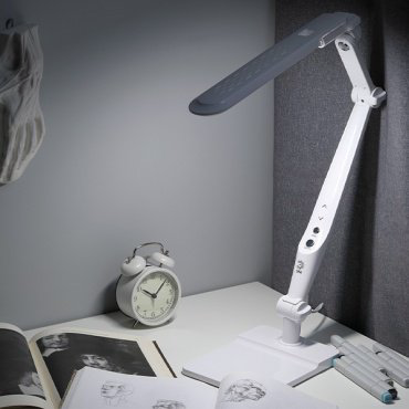 Настольная лампа ЭРА NLED-497-12W-W LED, 12 Вт, металл, пластик купить,NaN