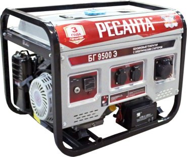 Электростанция бензиновая Ресанта БГ 9500 Э