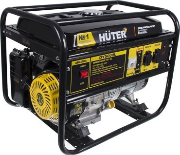 Электростанция бензиновая Huter DY5000L купить,0