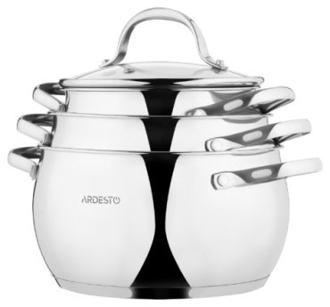 Ardesto набор кастрюль Gemini Vittoria AR1906GSS сталь 6 в 1 купить,NaN