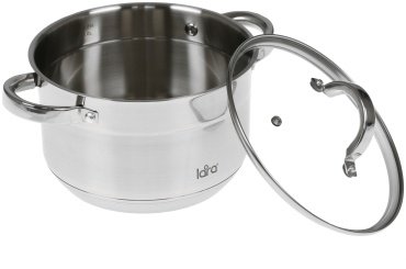 LARA набор кастрюль LR02-112 сталь 6 в 1 купить,NaN