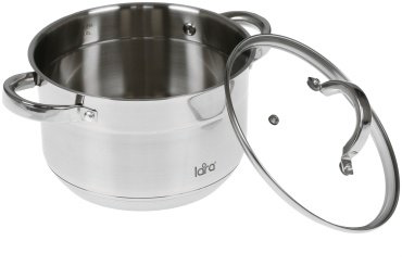 LARA набор кастрюль LR02-112 сталь 6 в 1 купить,NaN
