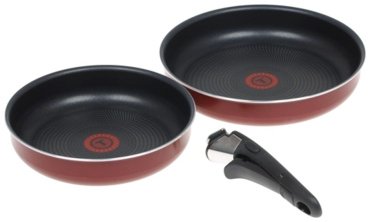 Tefal набор сковородок 04175810 алюминий 3 в 1