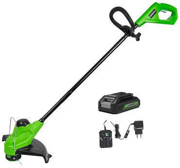 Триммер для газона Greenworks G24LT25K2 2107207 купить,NaN