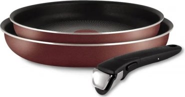 Tefal набор сковородок Tefal Ingenio RED 5 /04175820 алюминий 3 в 1 купить,NaN