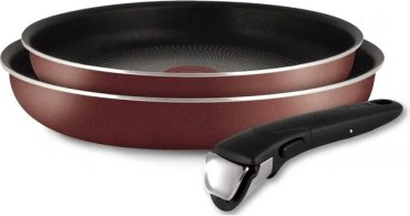 Tefal набор сковородок Tefal Ingenio RED 5 /04175820 алюминий 3 в 1 купить,NaN