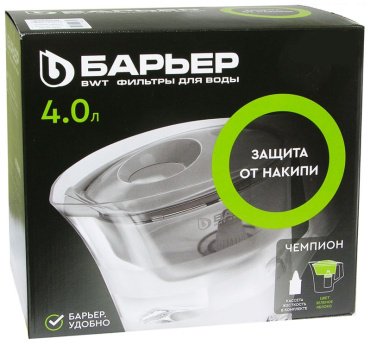 Фильтр-кувшин для воды БАРЬЕР Чемпион зеленое яблоко зеленый 4 л - ForteMarket Фильтр-кувшин для воды БАРЬЕР Чемпион зеленое яблоко зеленый 4 л купить,0
