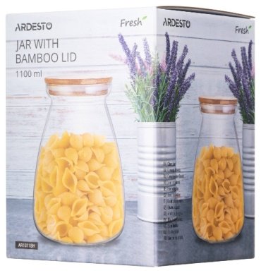 ARDESTO банка AR1311BH, пластик, силикон, стекло, бамбук купить,NaN