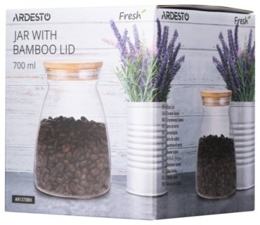 ARDESTO банка AR1370BH, пластик, силикон, стекло, бамбук купить,NaN