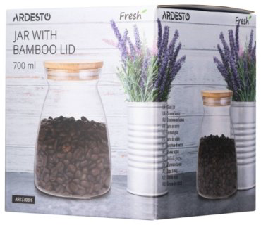 ARDESTO банка AR1370BH, пластик, силикон, стекло, бамбук купить,NaN