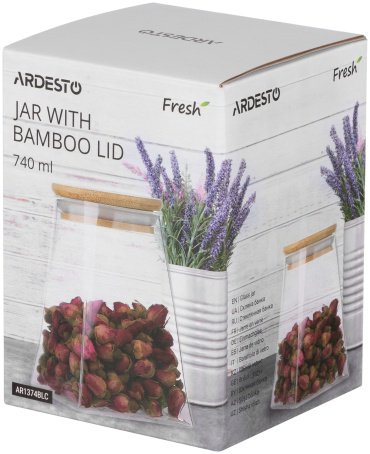Ardesto банка AR1374BLC, стекло купить,NaN