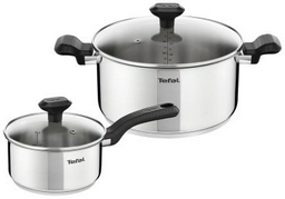 Tefal набор посуды C973S474 сталь 2 в 1