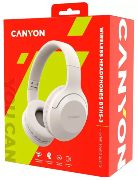 Наушники Canyon BTHS-3 CNS-CBTHS3BE Beige купить,NaN