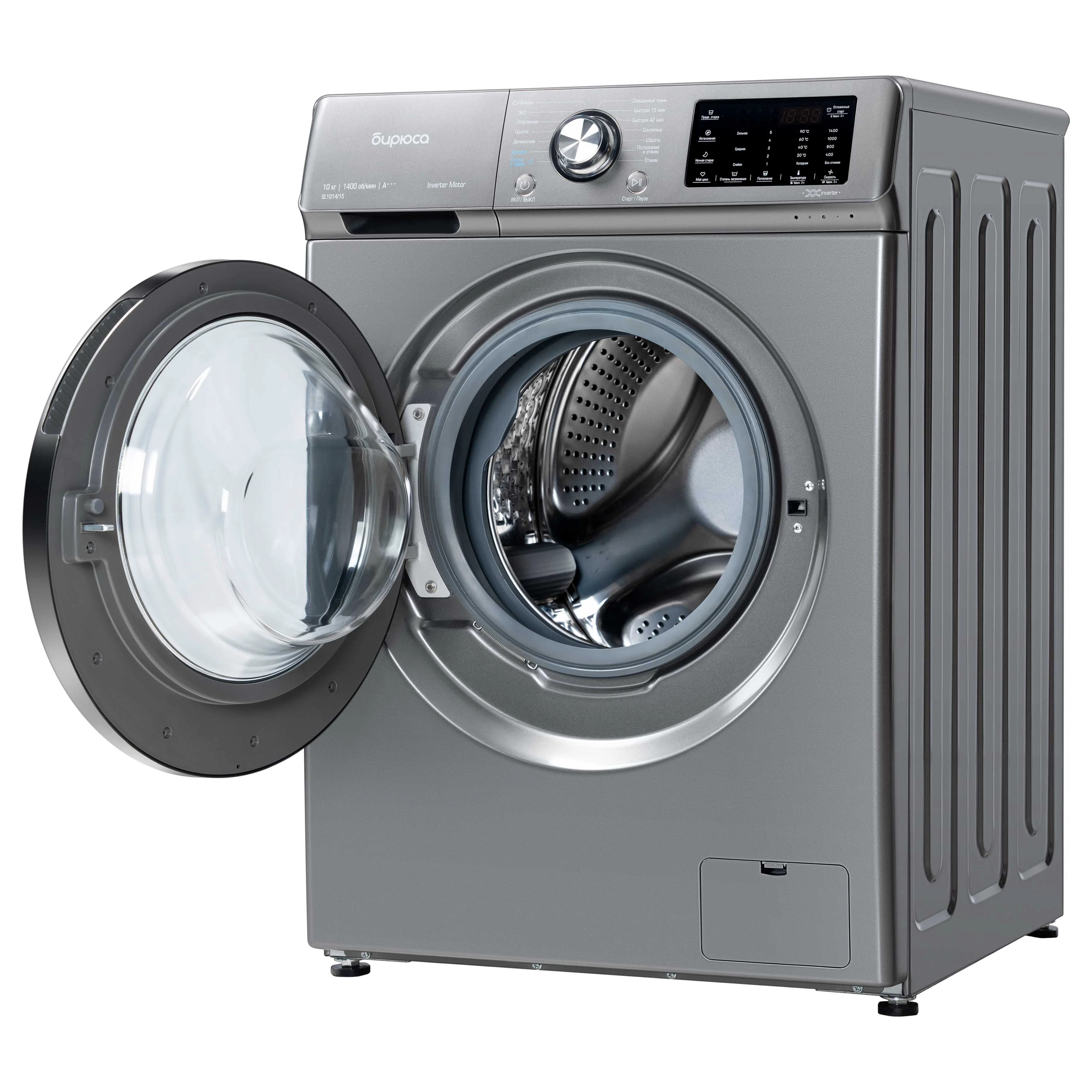 Стиральная машина Бирюса WM-SL1014/15 M серая - ForteMarket Стиральная машина Бирюса WM-SL1014/15 M серая купить,0