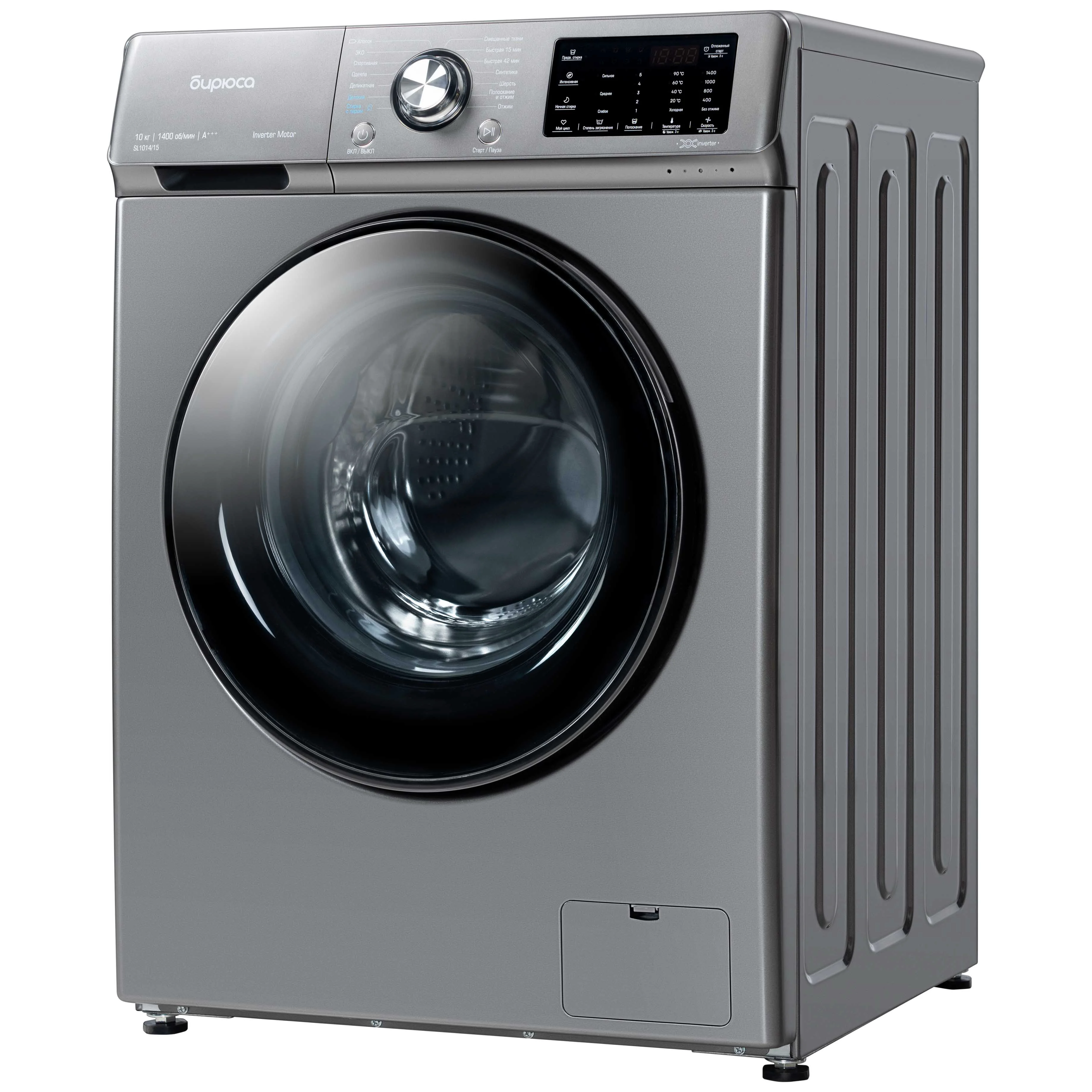 Стиральная машина Бирюса WM-SL1014/15 M серая - ForteMarket Стиральная машина Бирюса WM-SL1014/15 M серая купить,0