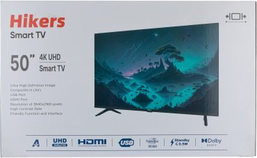 Телевизор Hikers 50FZ 127 см черный купить,0