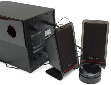 Компьютерные колонки Microlab M-200 черный - ForteMarket Компьютерные колонки Microlab M-200 черный купить,0