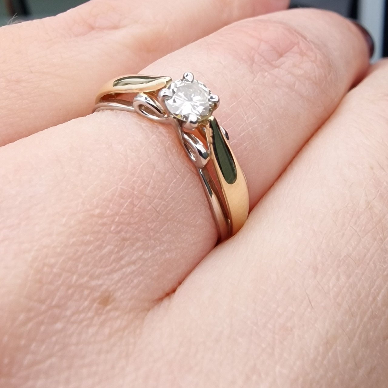 Кольцо Deimantas 99981696 16,5р 1,84гр 0,235ct. купить,NaN