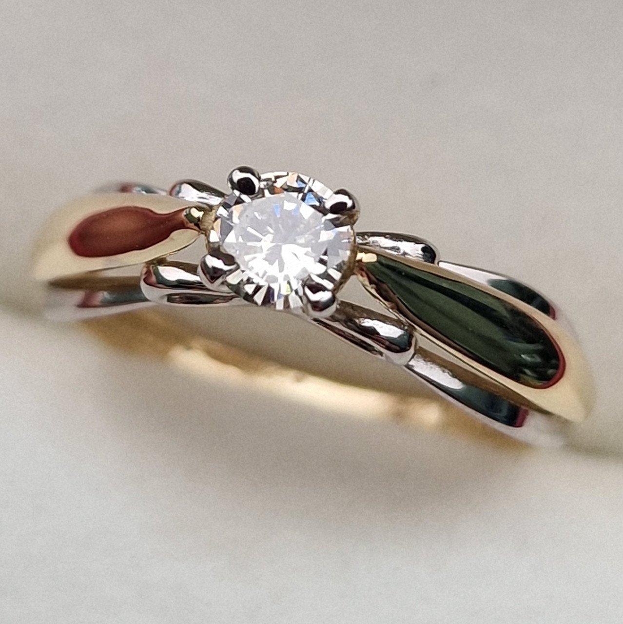 Кольцо Deimantas 99981696 16,5р 1,84гр 0,235ct. купить,NaN