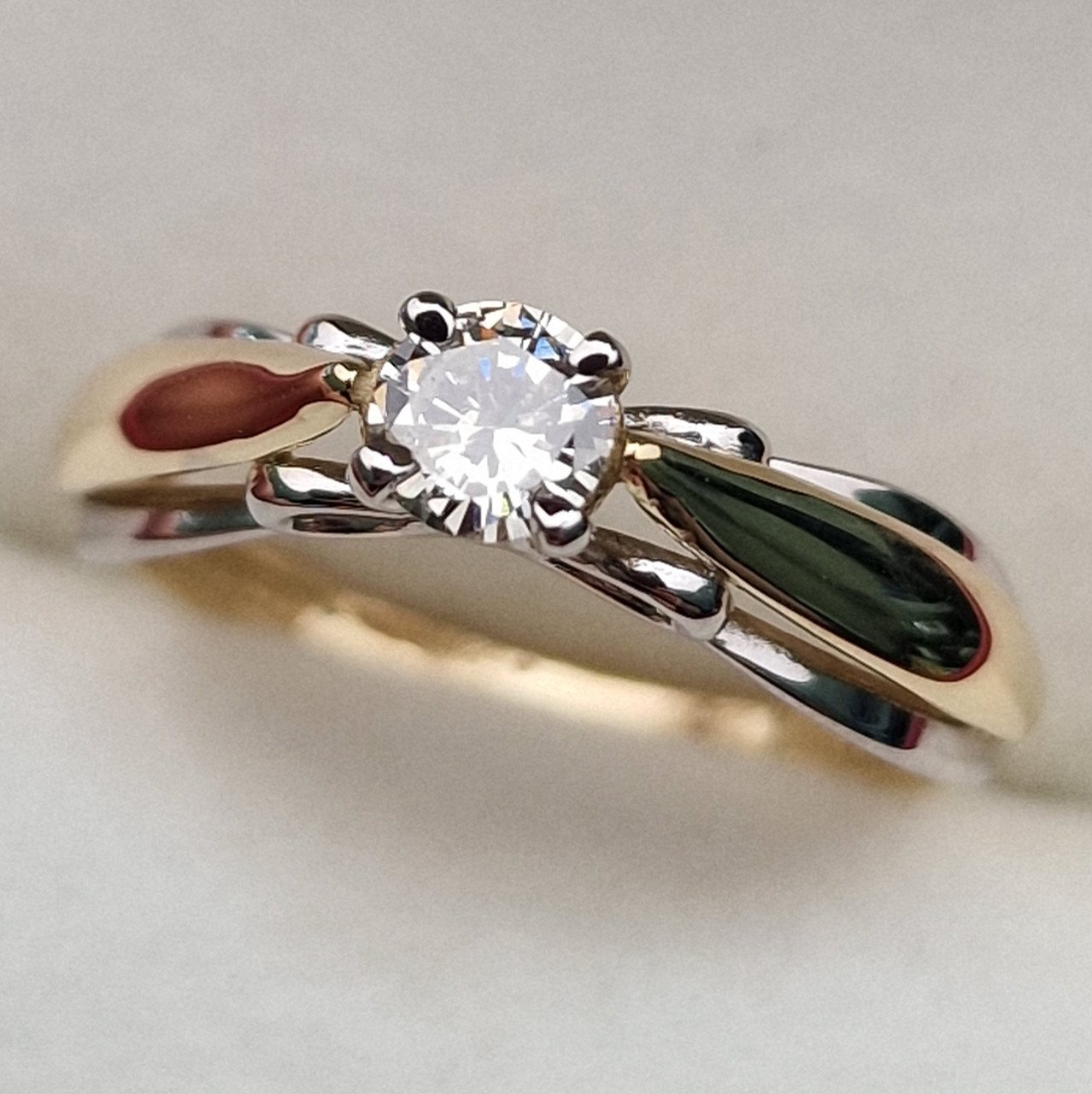 Кольцо Deimantas 99981696 16,5р 1,84гр 0,235ct. купить,NaN