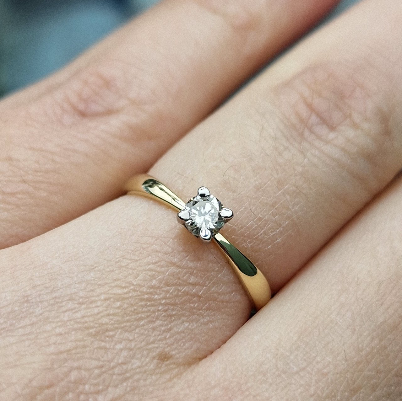Кольцо Deimantas 99981721 16р 0,91гр 0,26ct. купить,NaN