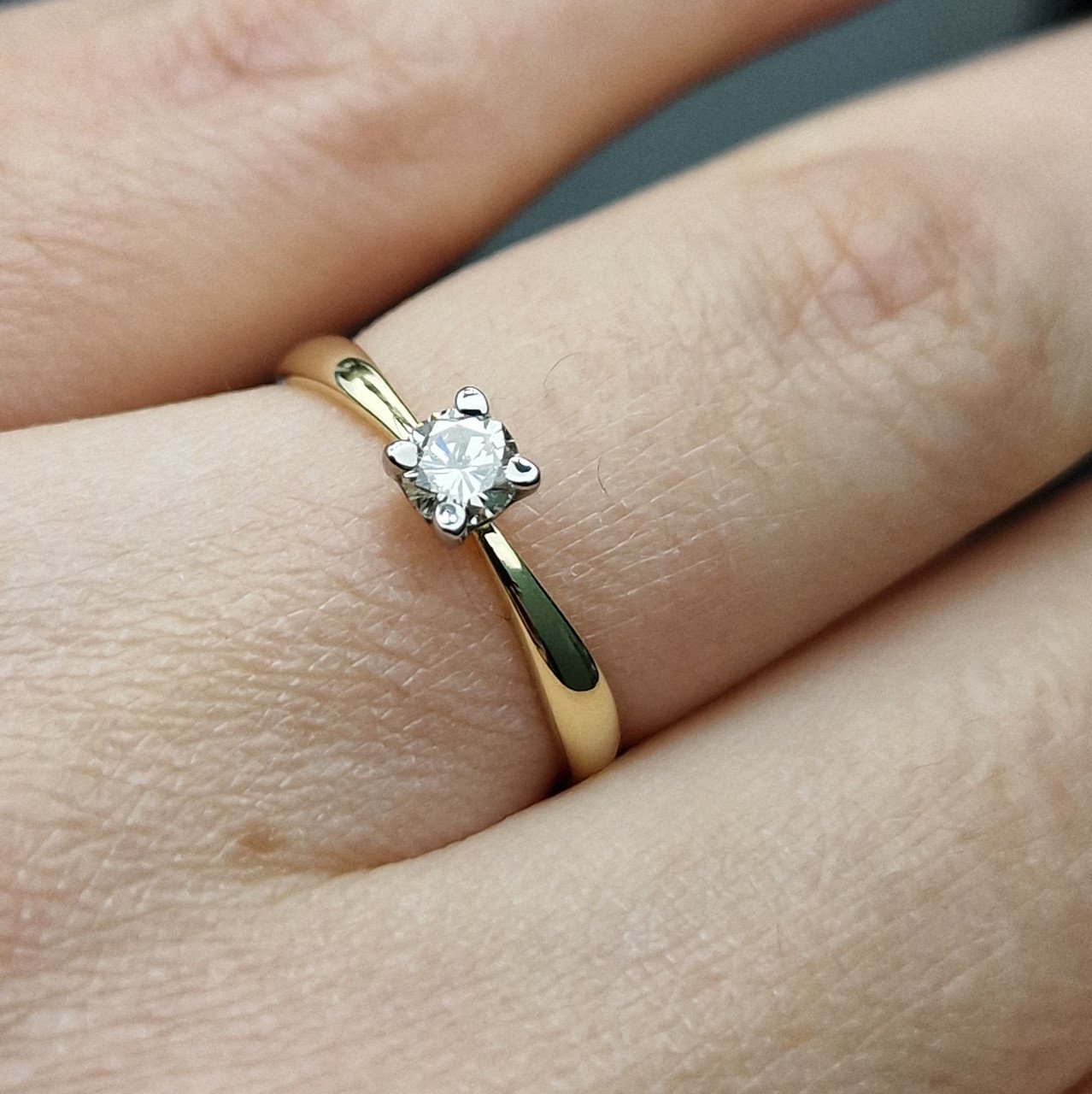 Кольцо Deimantas 99981721 16р 0,91гр 0,26ct. купить,NaN