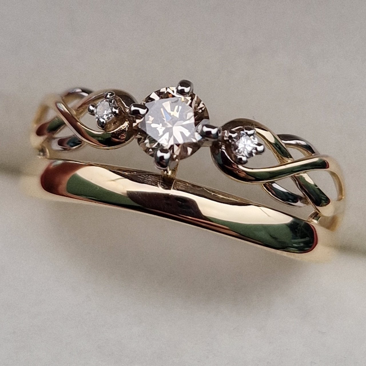 Кольцо Deimantas 99981725 17,5р 1,8гр 0,288ct. купить,NaN