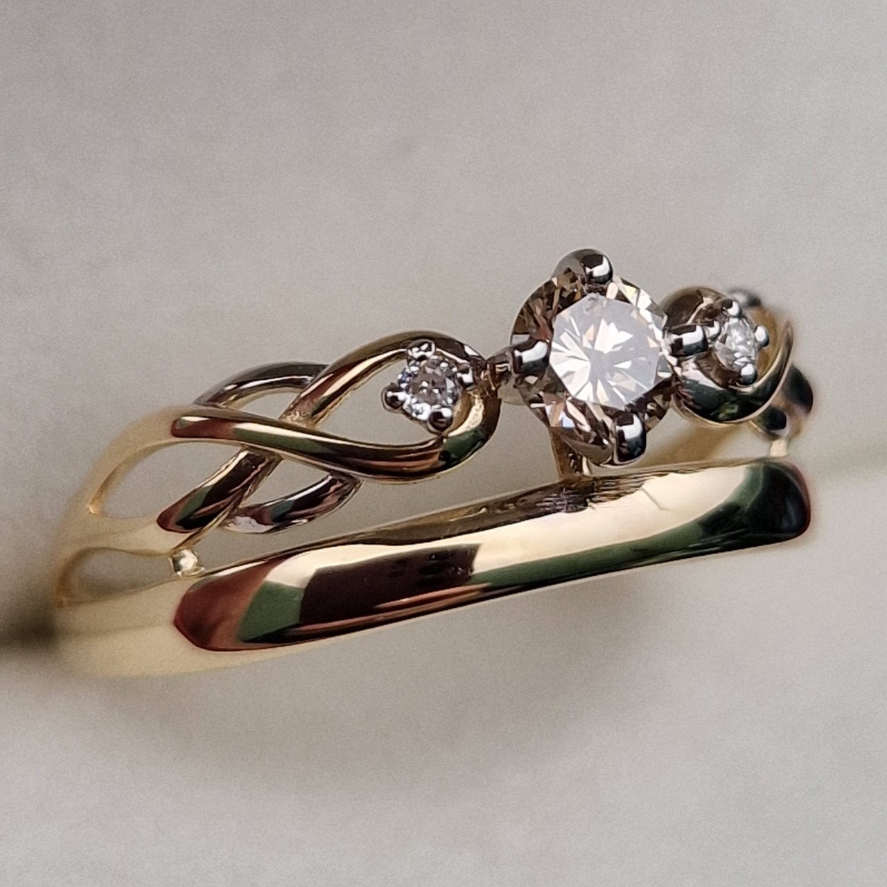 Кольцо Deimantas 99981725 17,5р 1,8гр 0,288ct. купить,NaN