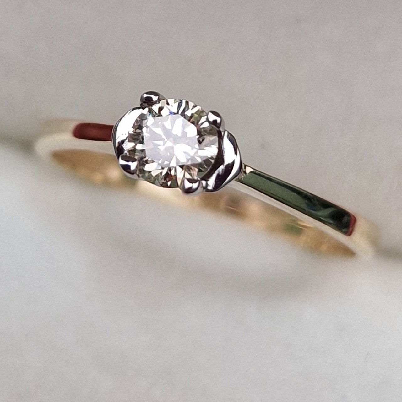 Кольцо Deimantas 99981758 16,5р 1,55гр 0,236ct. купить,NaN