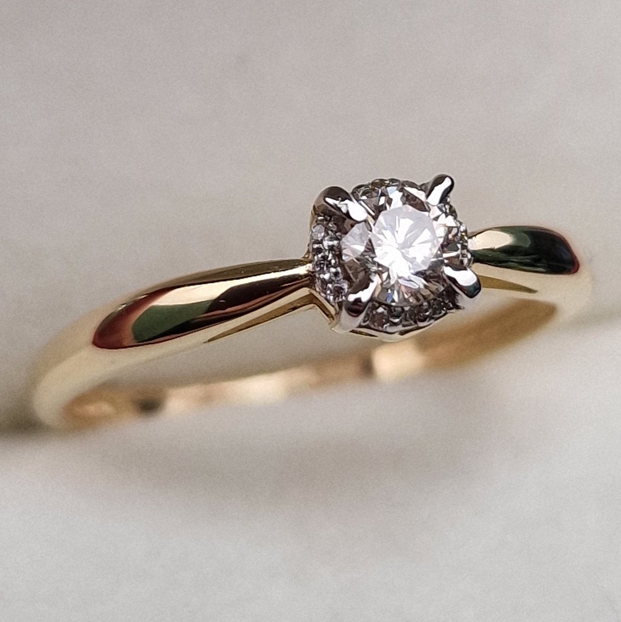 Кольцо Deimantas 99981763 16,5р 1,51гр 0,211ct. купить,NaN
