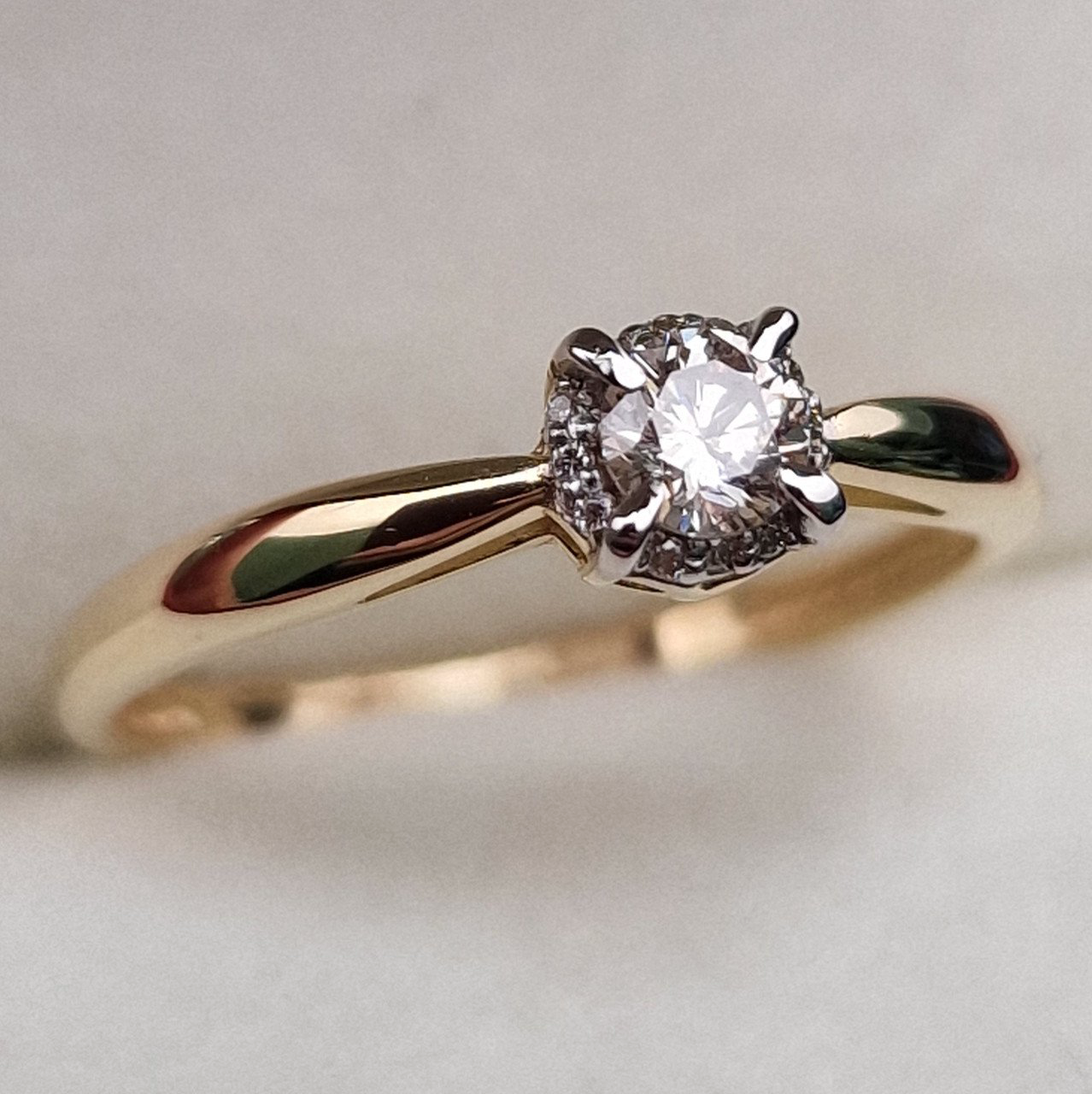 Кольцо Deimantas 99981763 16,5р 1,51гр 0,211ct. купить,NaN