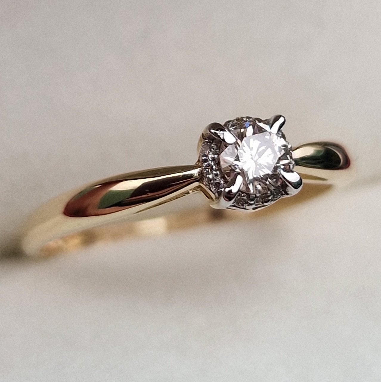 Кольцо Deimantas 99981763 16,5р 1,51гр 0,211ct. купить,NaN